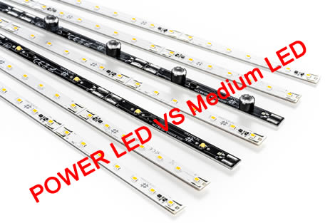 POWER LED VS Medium LED